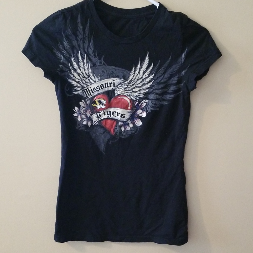 Womens,  Size XS, MIZZOU TEE